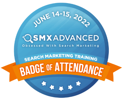 SMX Advanced Badge of Attendance 2022