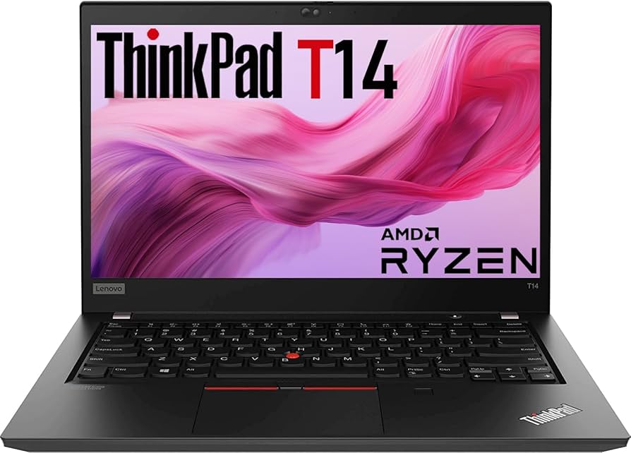 Lenovo ThinkPad T14 Gen 1 Laptop, 14-Inch (1920×1080) FHD IPS Anti-Glare, AMD Ryzen 5 Pro 4650U, 8GB DDR4 RAM, 256GB PCIe NVMe, Windows 11