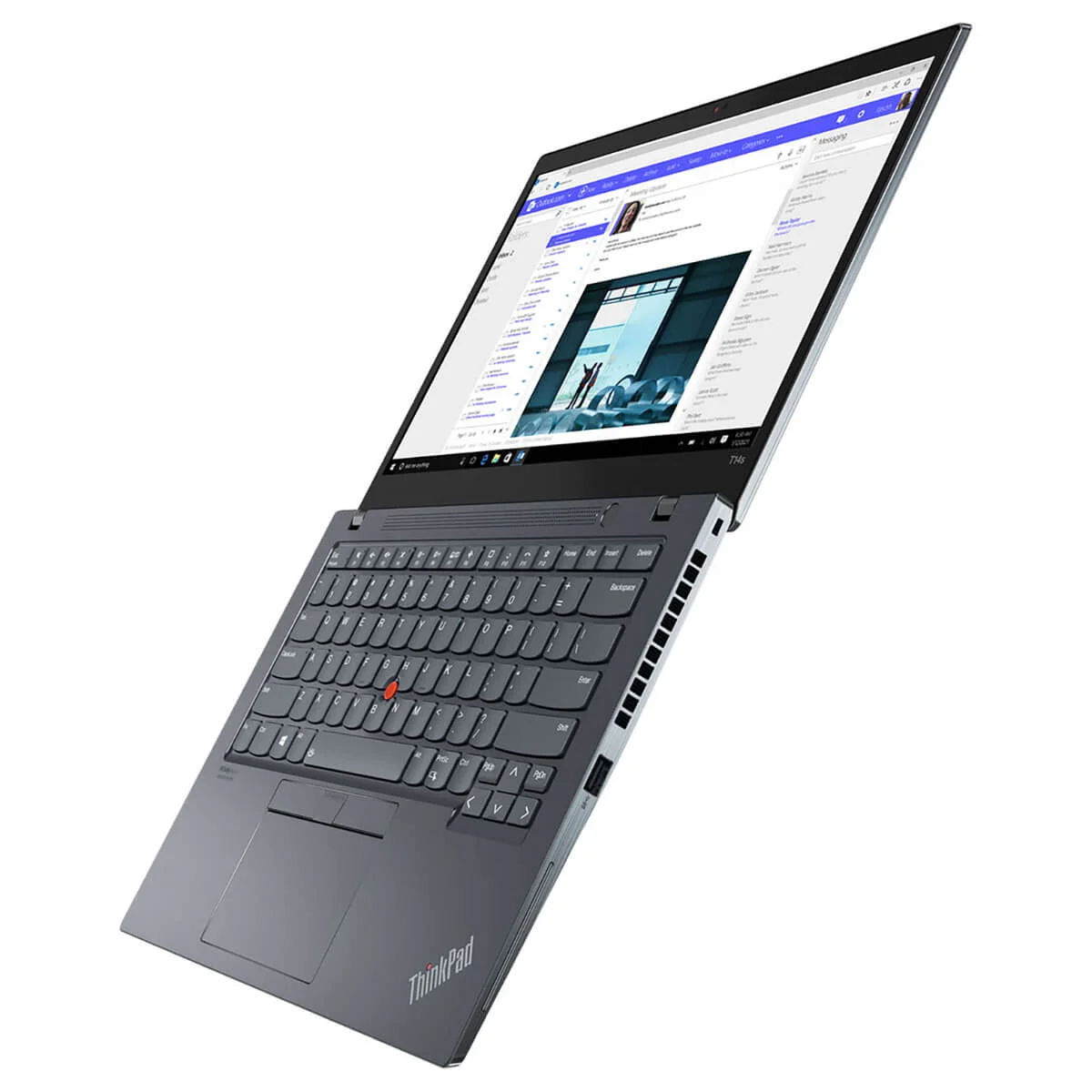 Lenovo ThinkPad T14s Gen 2 Laptop, 14-Inch (1920 × 1080), 300 nits FHD IPS Anti-Glare, AMD Ryzen™ 5 PRO 5650U, 16 GB DDR4-3200 RAM, 512 GB PCIe NVMe SSD view 3