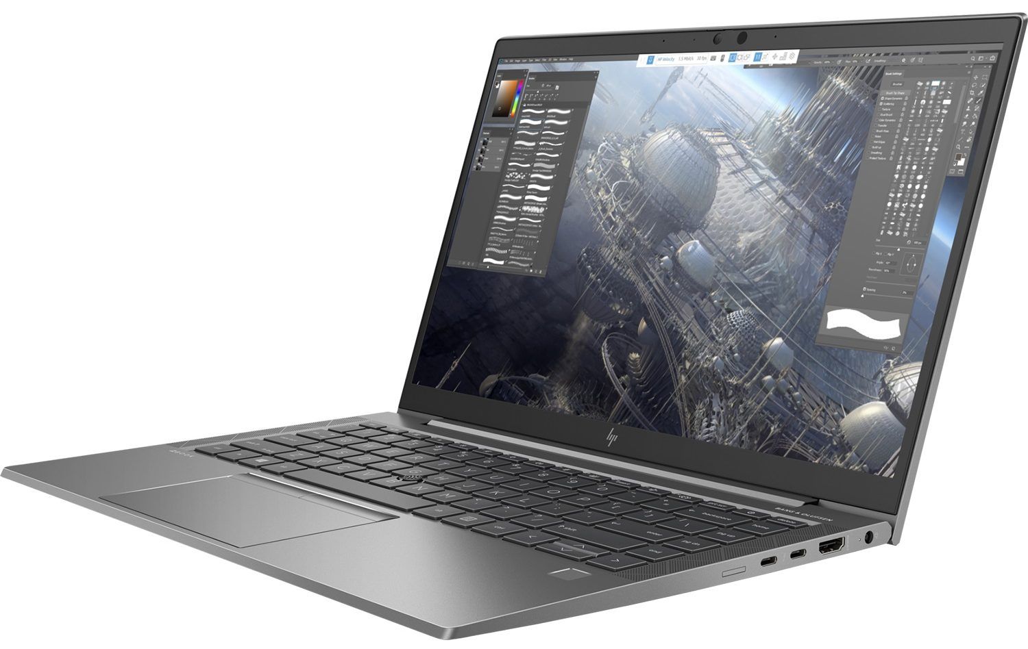 HP ZBOOK Firefly 14 G7 Laptop, 14-inch FHD diagonal screen with HP SureView Reflect Integrated Privacy Display FHD IPS eDP and PSR anti-glare, 72% NTSC at 1000 nits, Intel Core i5-10th Gen, 16GB 2666MHz DDR4 RAM, 512GB SSD, Windows 11 Pro view 3