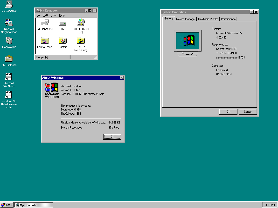 windows 95 icons