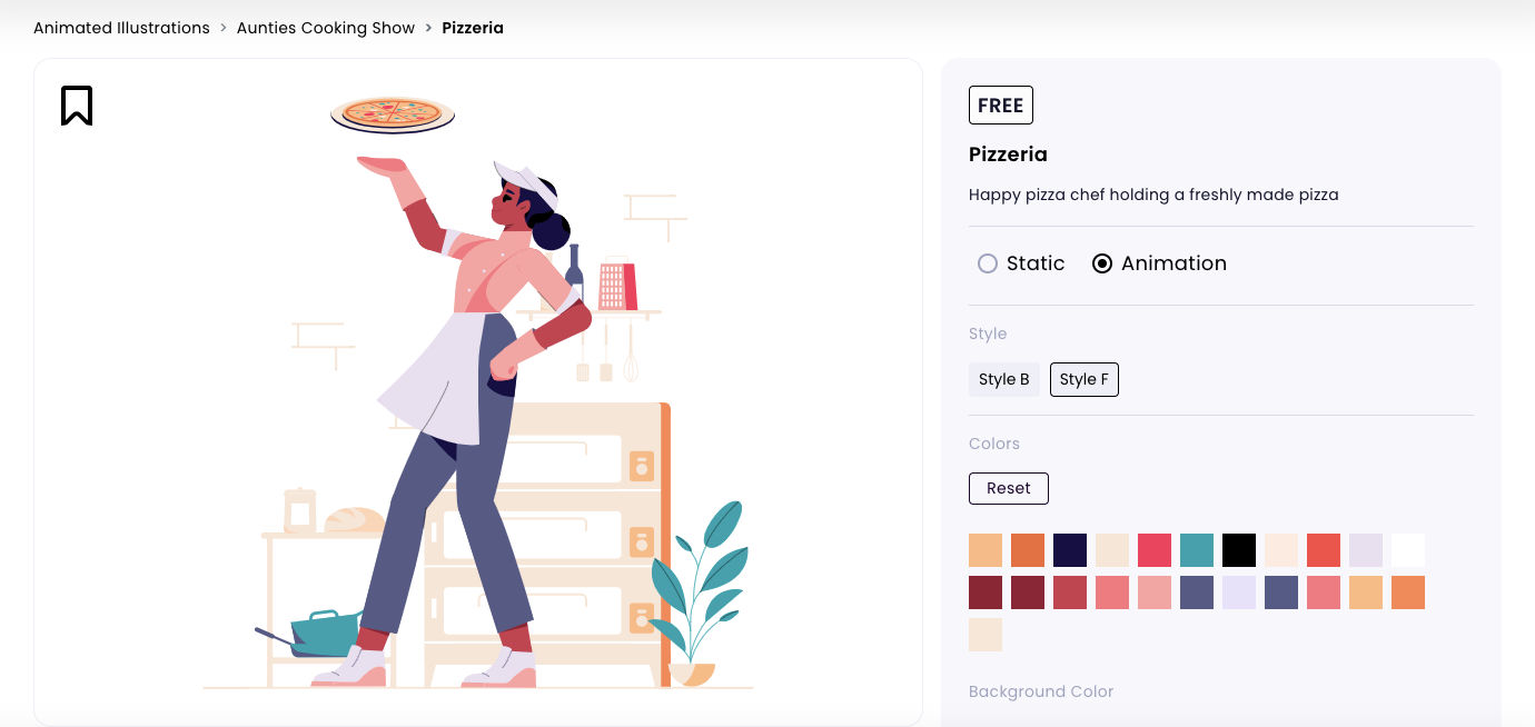 animated illustration creattie