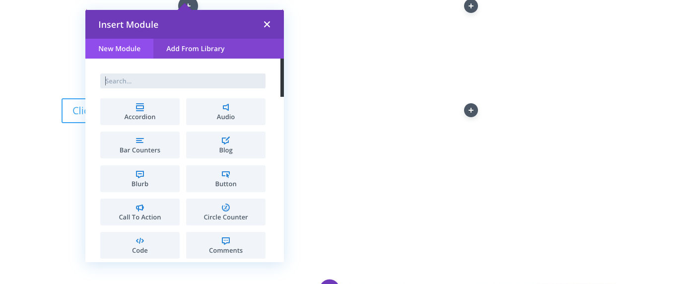 add lottie module in Divi