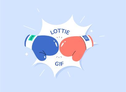 Lottie Vs. Gif, Which one is better. 