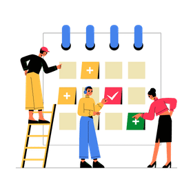 Management Animations Set - JSON, Lottie, MP4, GIF