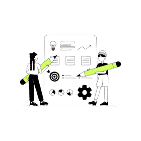 Management Animations Set - JSON, Lottie, MP4, GIF