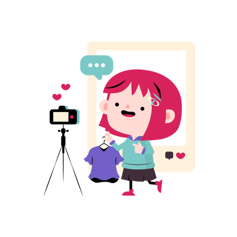 Social Media & Digital Creators Illustrations Illustrations