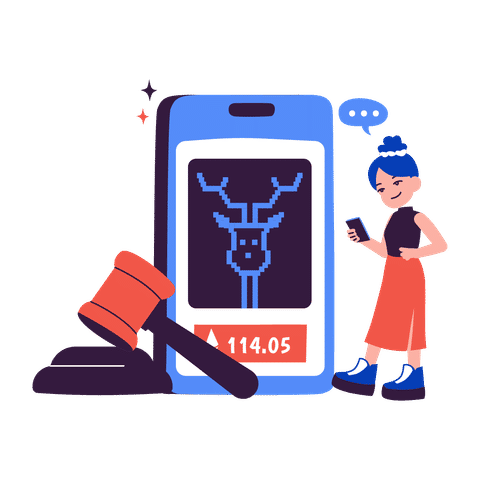 NFT Trading Platform Illustrations Illustrations