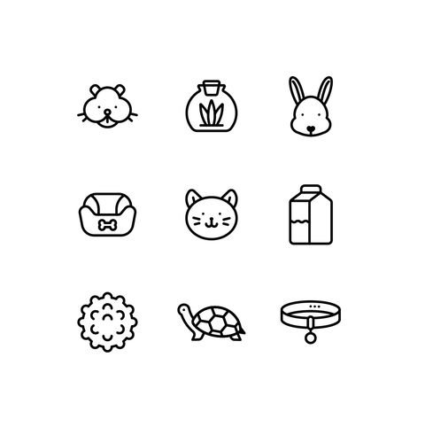 Pet Shop Icons Icons