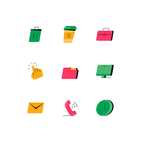 Work Office Icon Pack Icons