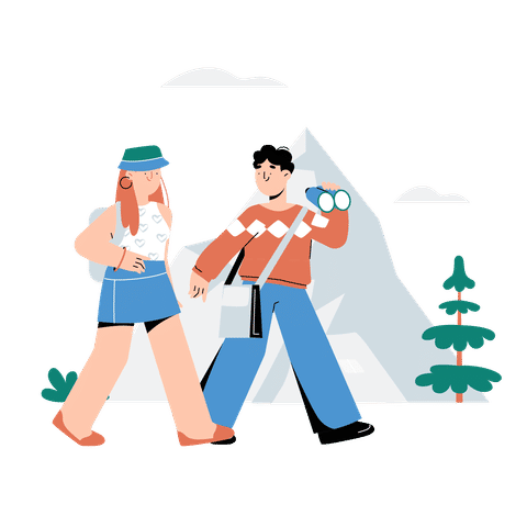 Traveling and Exploration Illustrations Animated Illustrations