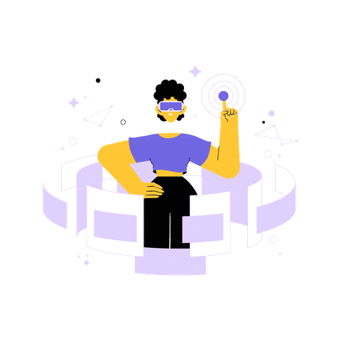 VR Technology Illustrations Illustrations
