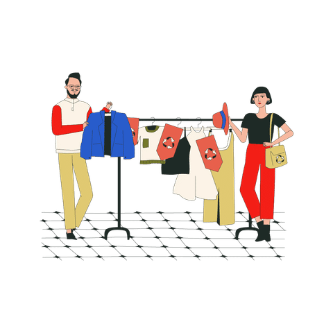 Shopping & Online Markets Illustrations Illustrations