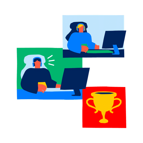 Gaming & Esports Illustrations Animated Illustrations