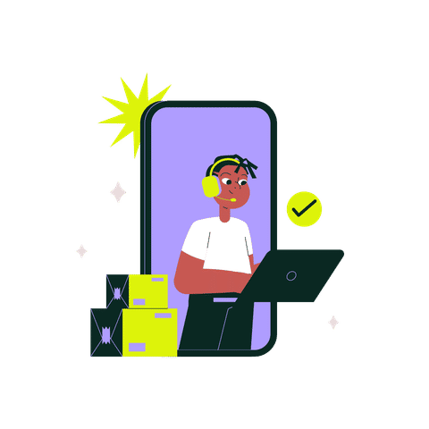 Online Shop Illustrations Illustrations