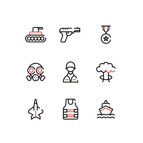 Military Icons Icons