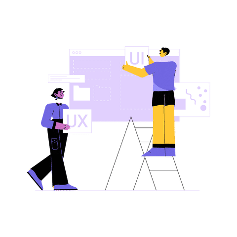 UI & UX Design Illustrations Illustrations