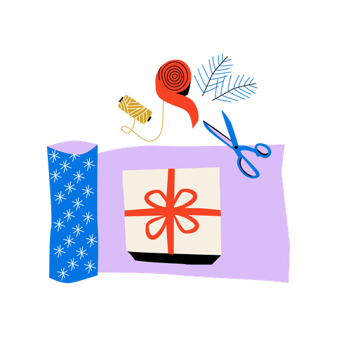 Christmas-Themed Illustrations Illustrations
