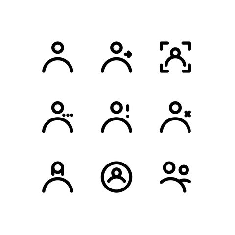 User Profile System Icons Icons