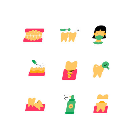 Dental Icons Icons