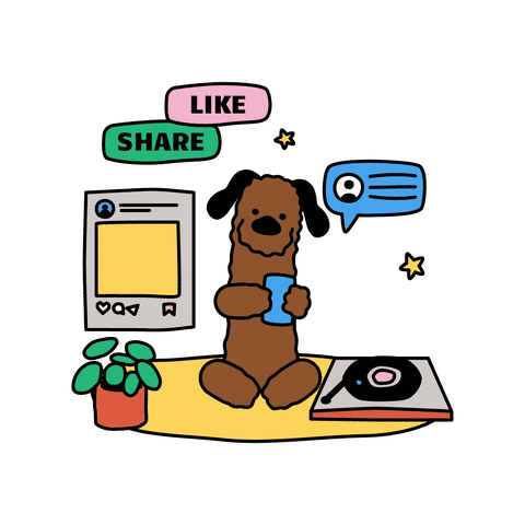 Social Media & Influencers Illustrations Animated Illustrations