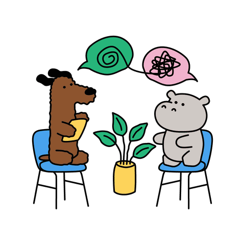 Mental Health & Mindfulness Illustrations Animated Illustrations