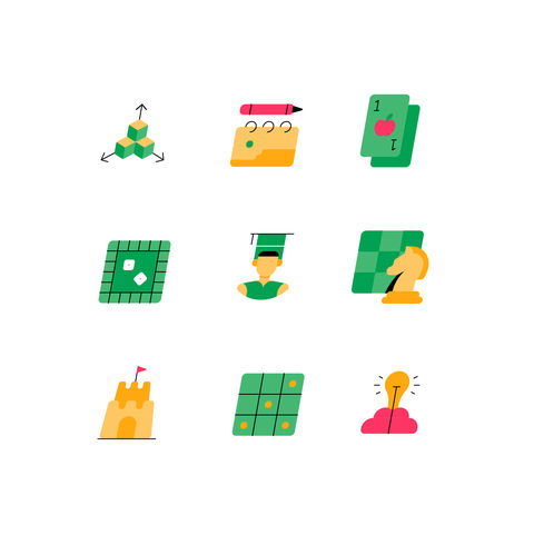 Edutainment Icons Icons