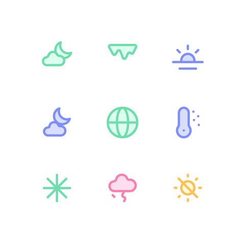 Weather Icons Icons
