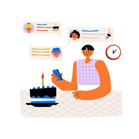 Social Media & Digital Creators Illustrations Animated Illustrations