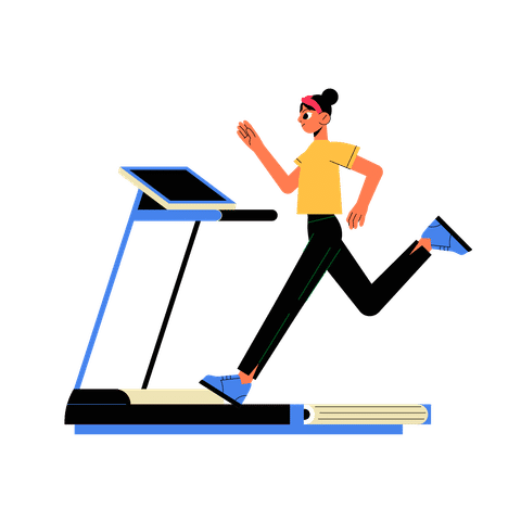Gym and Fitness Illustrations Illustrations