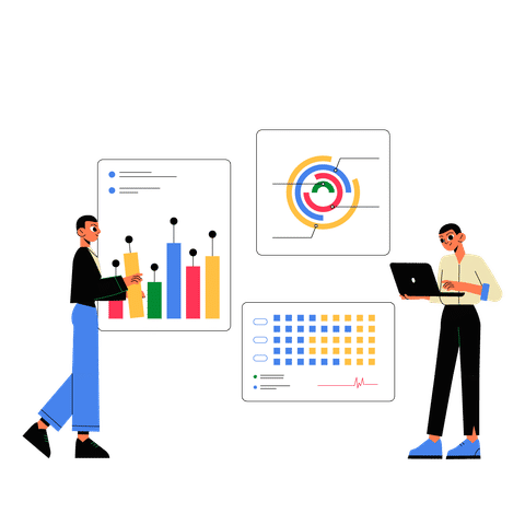 SEO Analysis Illustrations Animated Illustrations