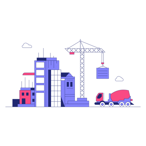 Real Estate and Construction Illustrations Animated Illustrations
