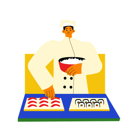 Dining & Beverage Illustrations Animated Illustrations
