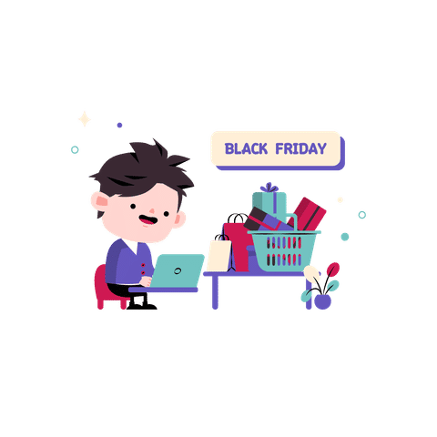 Black Friday Promotions Illustrations Illustrations