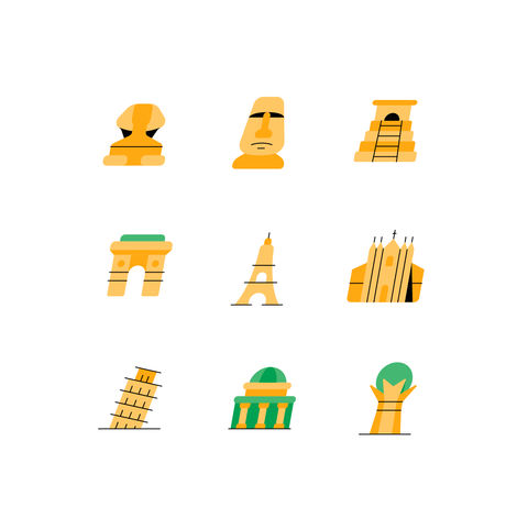 Landmark Icons Icons