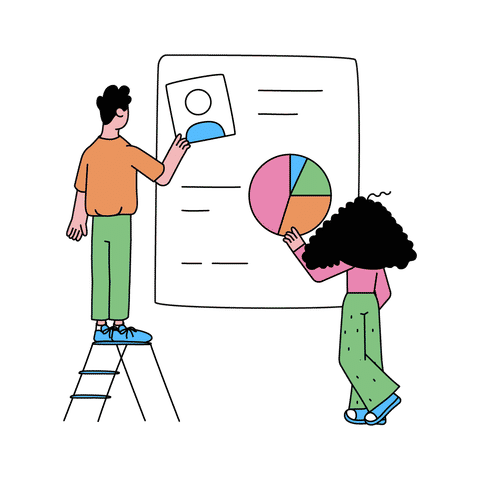 Visual Data Illustrations Illustrations