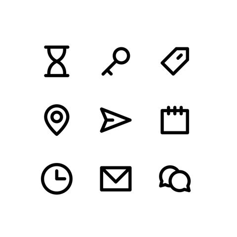 Work Office System Icons Icons