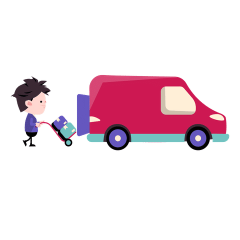 Delivery and Shipping Illustrations Illustrations