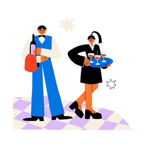 Hospitality & Events Illustrations Illustrations