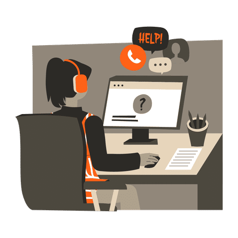 Customer Assistance Illustrations Illustrations