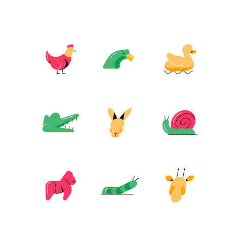Animals Icons Icons
