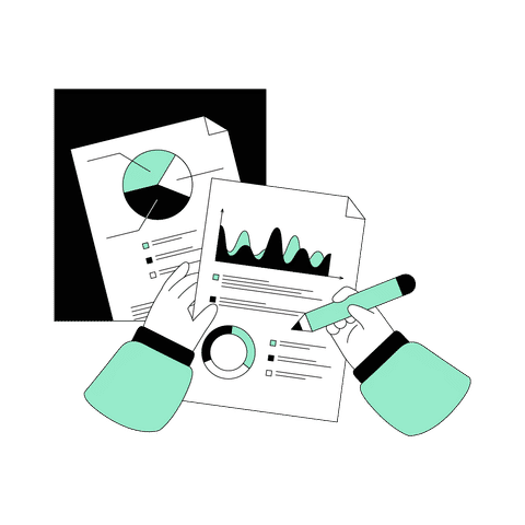 Visual Data Illustrations Illustrations