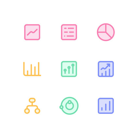 Statistics Icons Icons