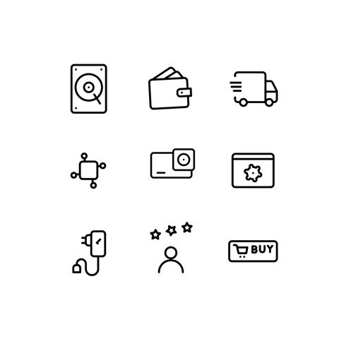 Technology Ecommerce Icons Icons