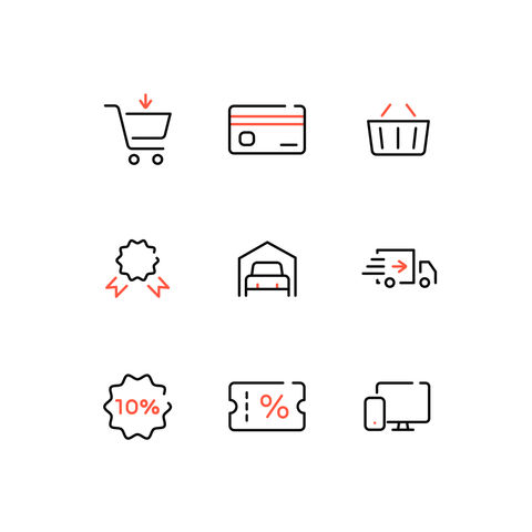Ecommerce Icons Animated Icons