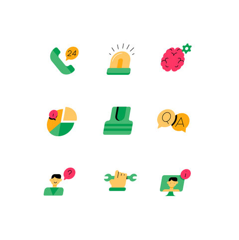 Help and Support Icons Icons