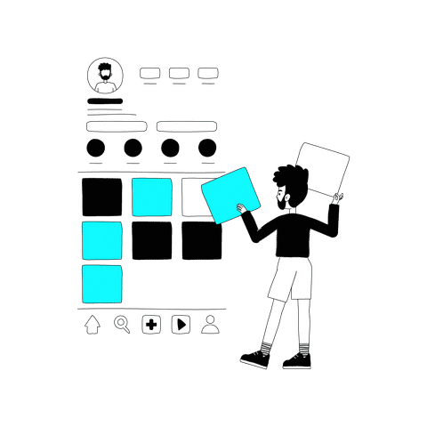 Social Media and Communication Illustrations Animated Illustrations