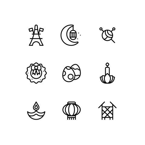 Holidays Icons Icons