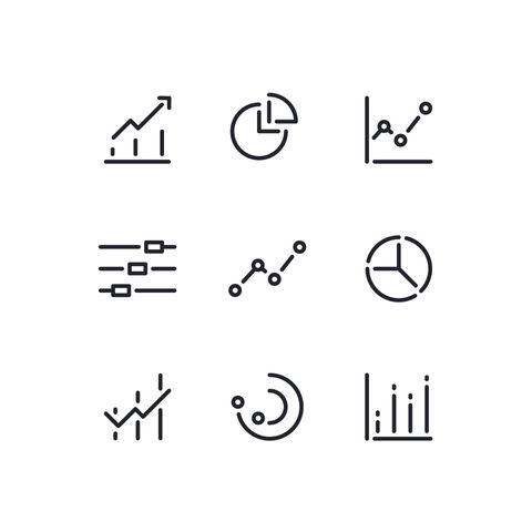 Chart Icons Animated Icons