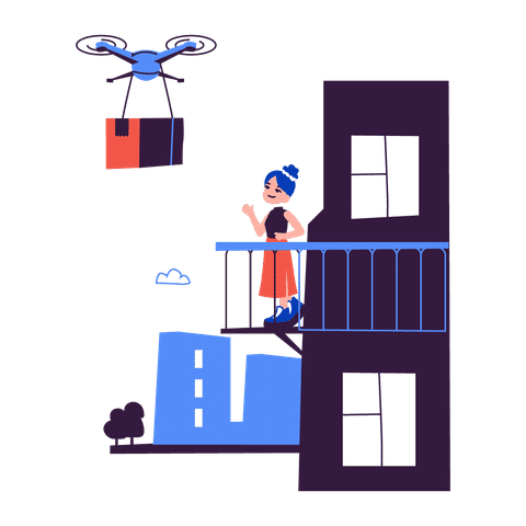 Delivery and Shipping Illustrations Animated Illustrations